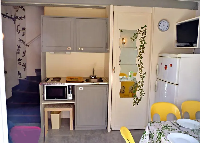 Charmante Maisonnette Avec Piscine Pres De La Plage, Parking, Et Animaux Acceptes - Fr-1-387-103 דירה